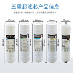 Water Purifier Filter Cartridge Korean Quick Connect Filter Cartridge Ultrafiltration Membrane PP/UDF/CTO/UF/T33 Ultrafiltration Machine Wholesale