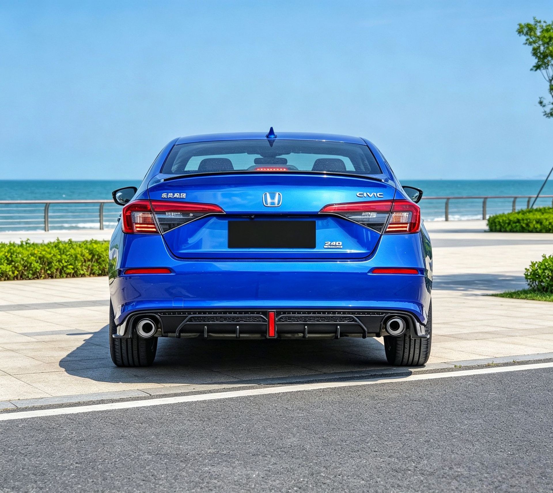Suitable for 22 models of the 11th generation Civic modification: rear lip, rear spoiler, rear bumper, front splitter, front lip, side skirts, and rear wing