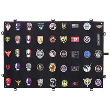 魔术贴收纳展示板 军迷臂章整理布 勋章徽章挂墙展示布墙收纳工具