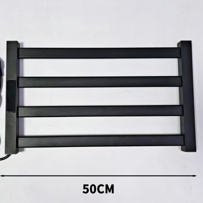 Toallero eléctrico de aluminio espacial transfronterizo, baño inteligente, calefacción, secado, toalla de baño, toallero doméstico