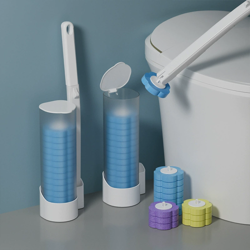 Disposable sponge changeable toilet, home brush