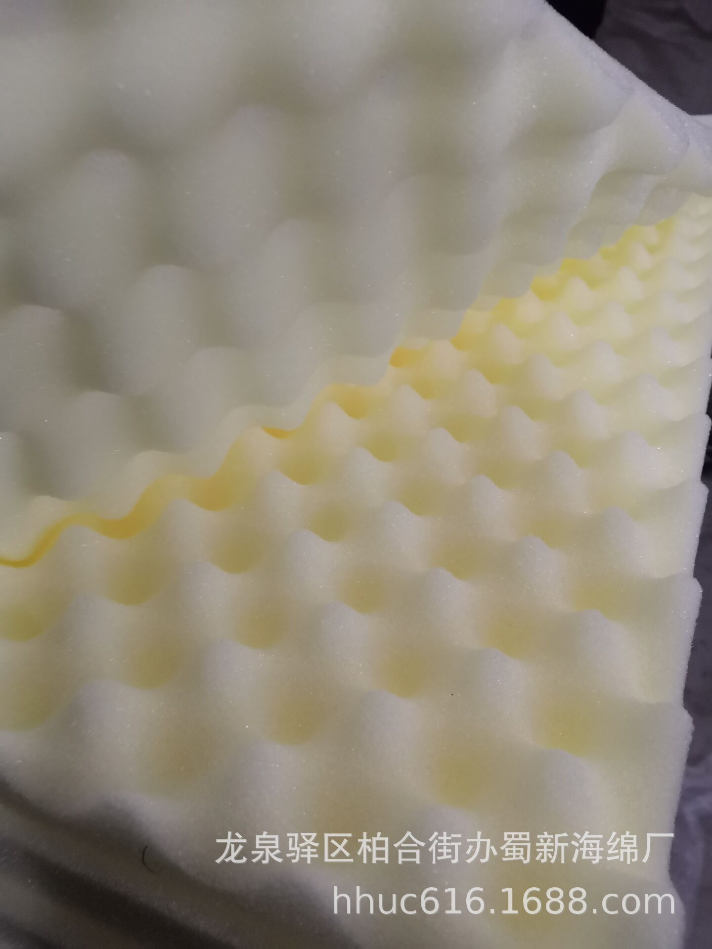 供应黄色尖峰状吸音海绵/聚氨酯消音海绵/波纹吸音降噪泡棉