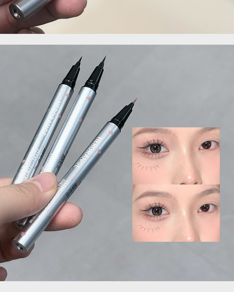 HERORANGE's long-lasting eyeliner liquid pen is waterproof, sweat-proof, and does not easily smudge. It is extremely fine, down to the under-eye eyeliner undefined