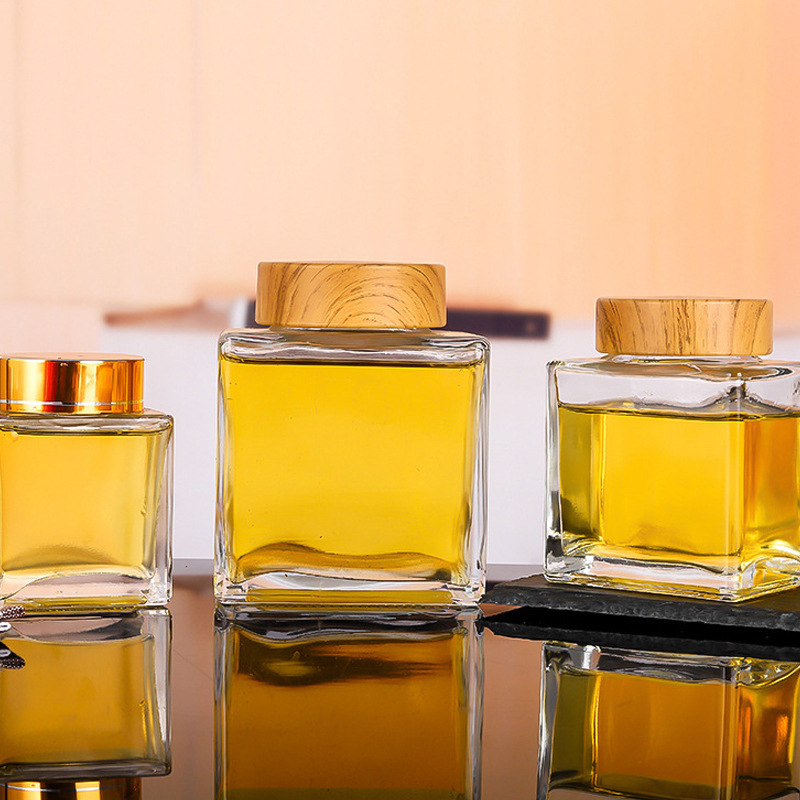 现货批发加厚玻璃燕窝瓶蜂蜜瓶果酱瓶密封瓶家用分装瓶半丝全丝盖