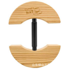 跨境木制帽子拉伸器可伸缩牛仔帽棒球帽塑形器木制男女帽子支撑器