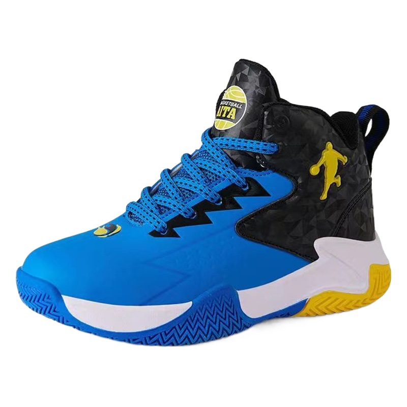 Zapatillas de baloncesto para niños 2024 primavera y verano zapatos deportivos antideslizantes y resistentes al desgaste para niños de mediana edad y grandes zapatos de cuero impermeable