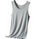 Men's Vest Men's Cotton Hurdle Fitness Running Sweat Absorbing Breathable Quick-drying Cotton Inner Wear Backing Old Man Han Shirt Breathable