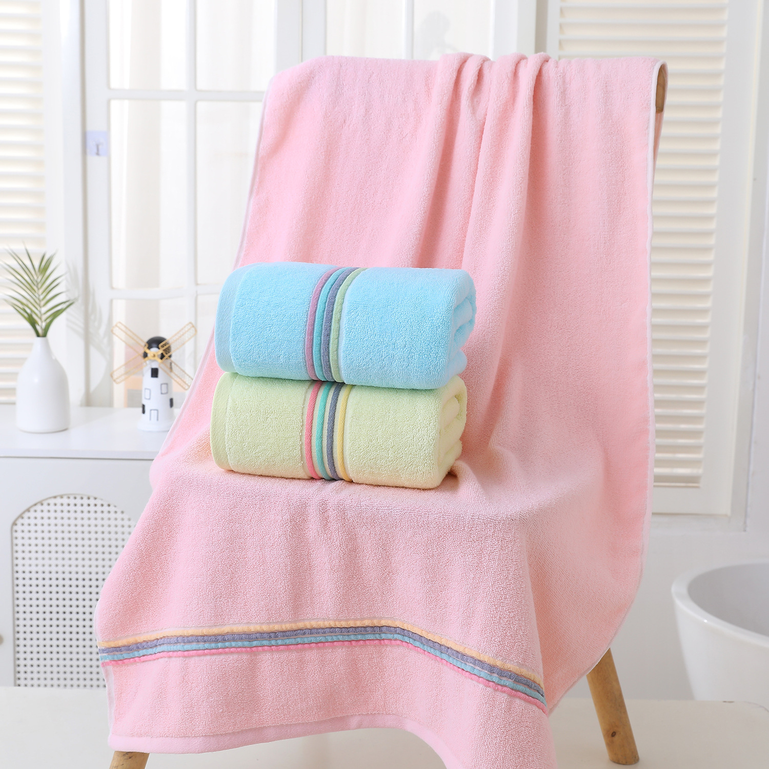 cotton soft beach bath towel for home use