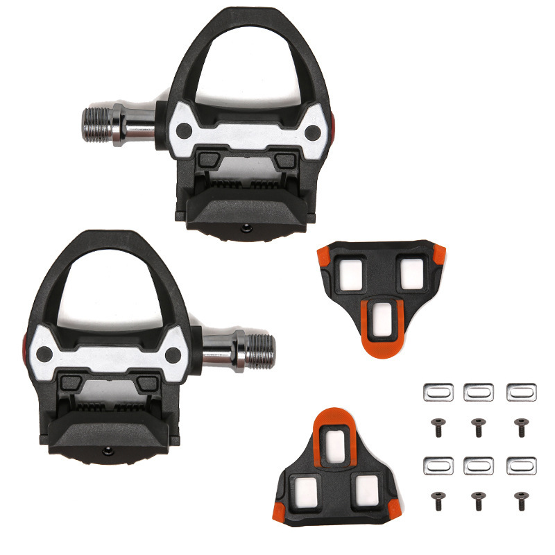 Road mountain bike lock pedal dual-purpose self-locking pedal pedal compatible with SHIMANO SPD with lock plate batch