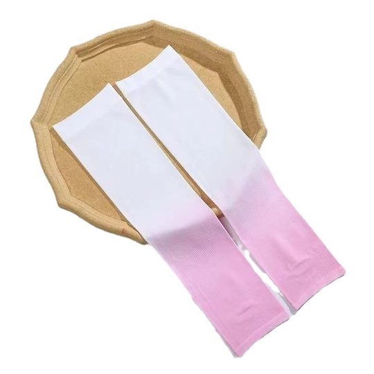 防晒冰袖女渐变色夏季薄款防紫外线袖套长款手护臂开车神器潮骑车