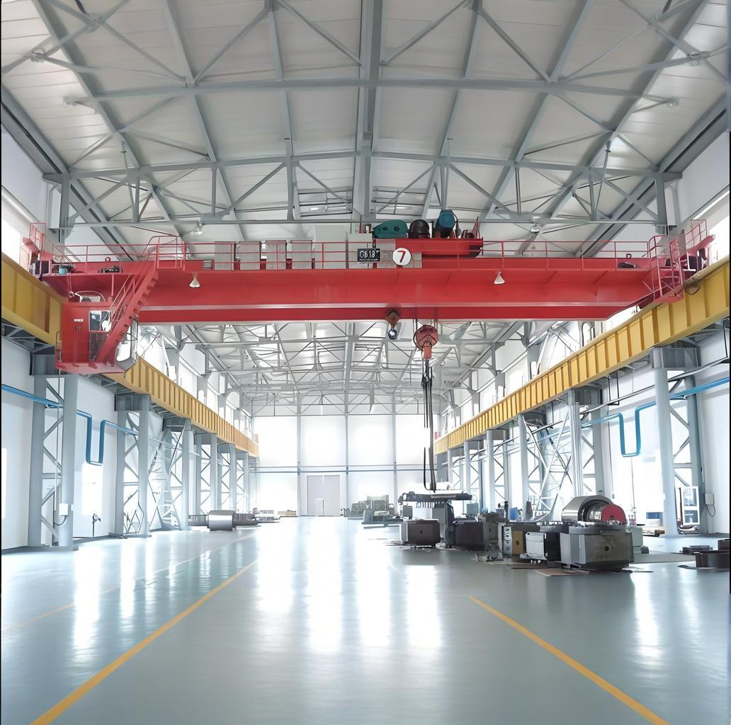 专业销售QD双梁起重机加工料场桥式室内卷扬机起重设备重型电动