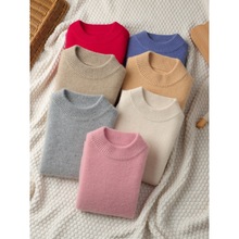 加厚儿童羊毛衫半高领女童羊绒衫男童毛衣宝宝打底针织衫冬季上衣