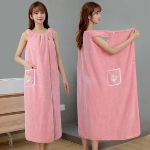 Bath Towel, Bath Towel, Water Bath, New Bathrobe Sling, Light and Thin Bath Skirt, Strong Water Absorption, No Lint, Thickened Fashionable Bath Towel