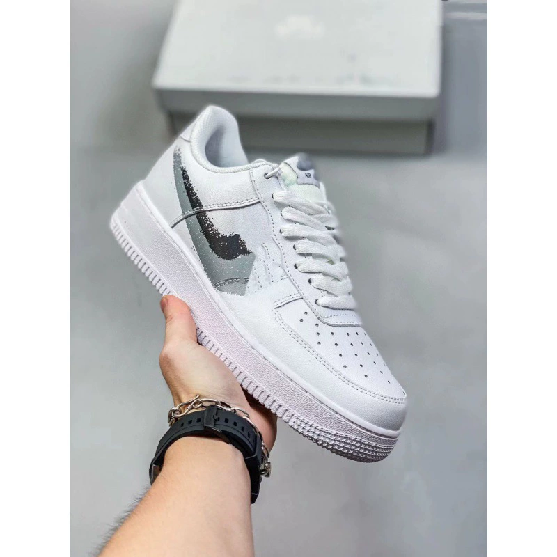 Кроссовки Air Force 1 '07 низкие, мужские и женские кеды низкого верха, классические белые туфли