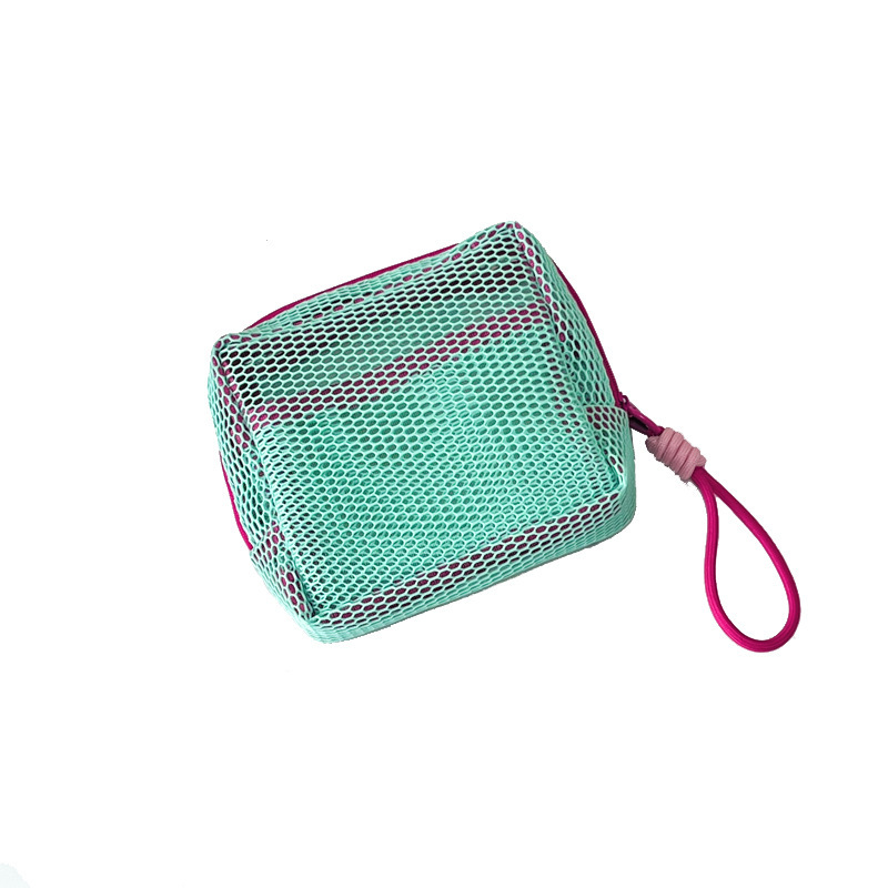 Bolsa de tofu de malla de dopamina superligera de malla de maquillaje bolsa de almacenamiento multipropósito de gran capacidad de comercio exterior transfronterizo