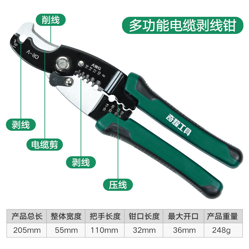 Pelacables eléctrico multifunción cortador