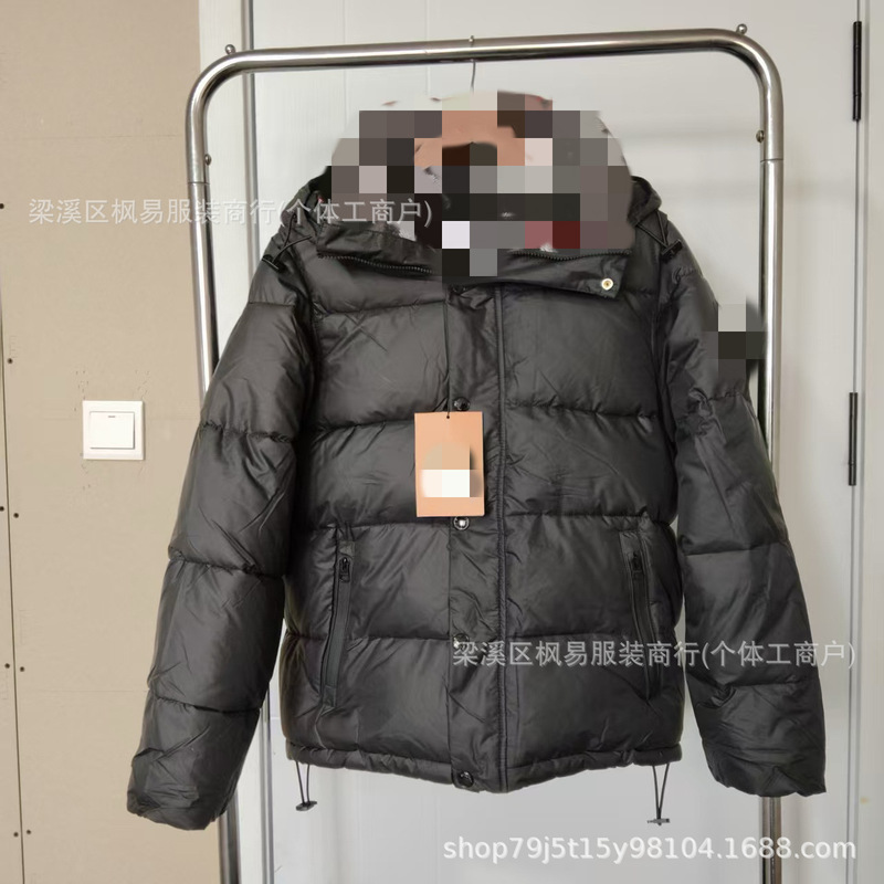 高品质B家巴情侣款羽绒外套可拆卸连帽子背心款三合 一男女款夹克|undefined