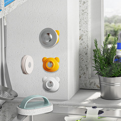 遙控器磁吸掛鈎強力粘貼路由器固定器空調插排收納牆壁免打孔壁掛