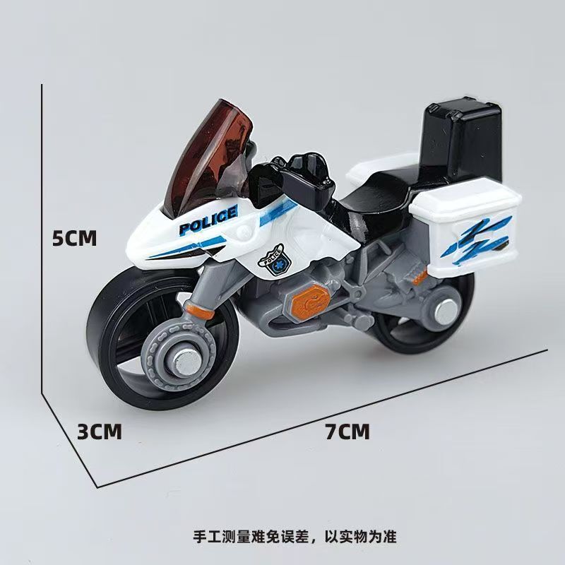 Alloy Motorcycle Metal Car Children Simulation Motorcycle Model Creative Keychain Pendant Toy Accessories