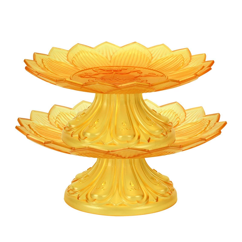[Производитель] Buddhist supplies, фруктовая тарелка, пластиковое имитационное стекло лотос, Buddhist supplies, поднос для поклонения