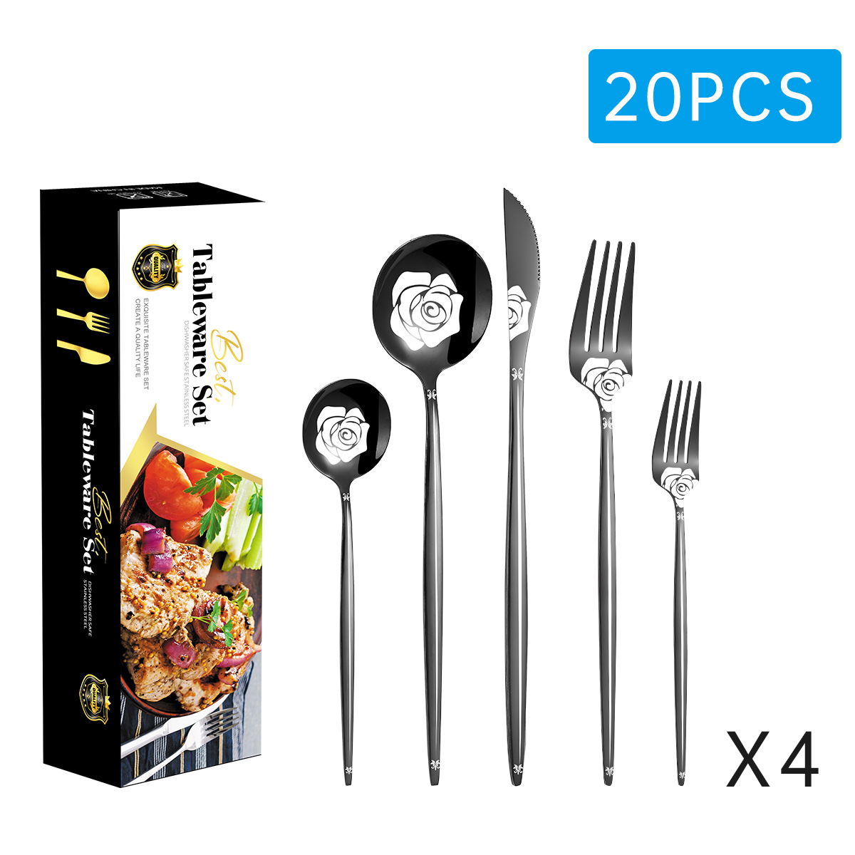 블랙 20 개 세트 (블랙 항공기 상자)