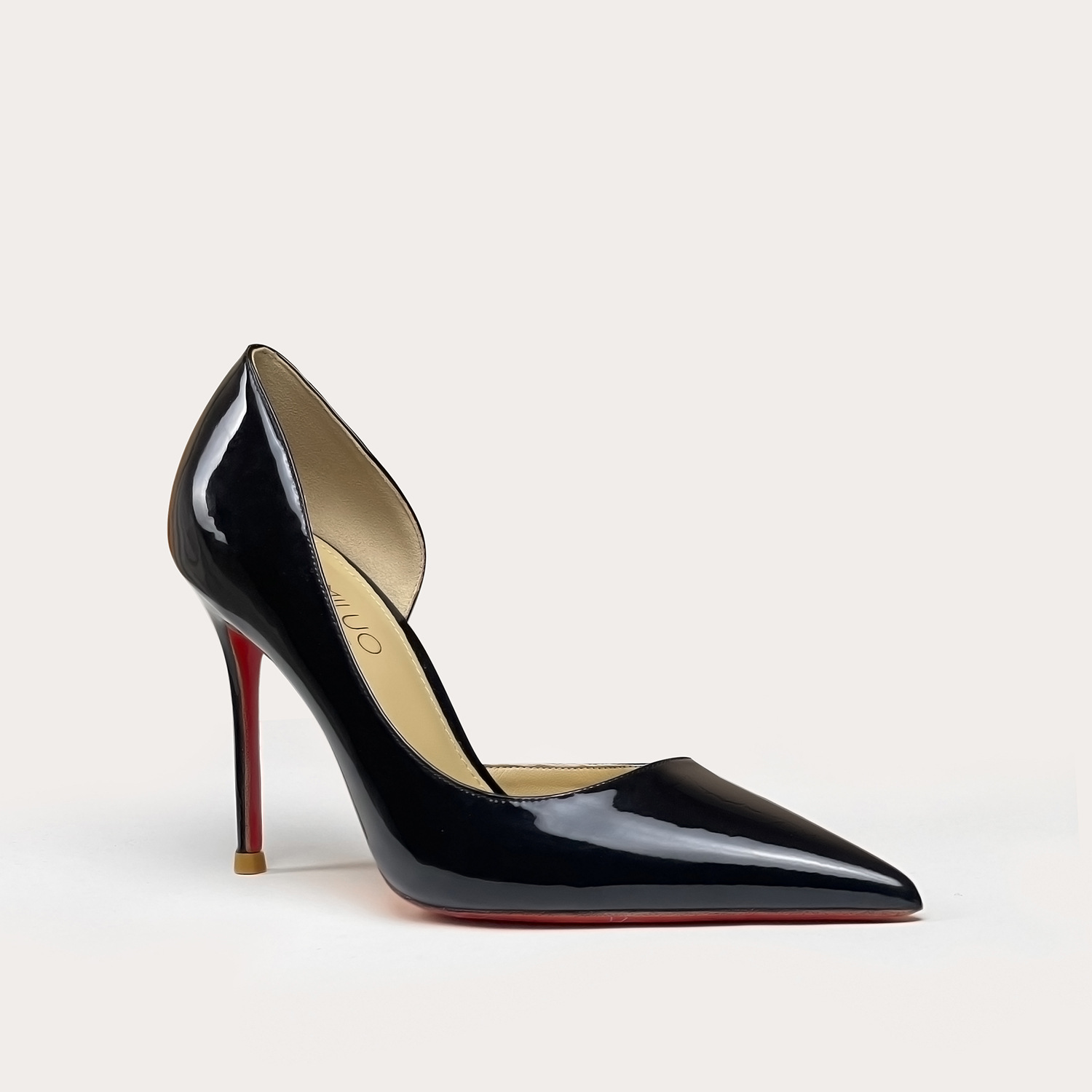 Shoes made of patent leather
