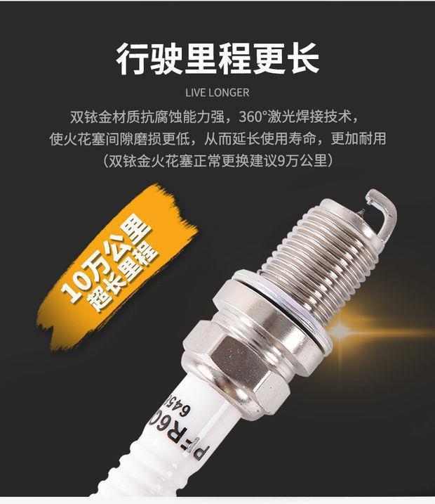 Suitable for Dongfeng Fengfeng Jingyi XV special spark plug double Iridium original spark plug upgrade genuine