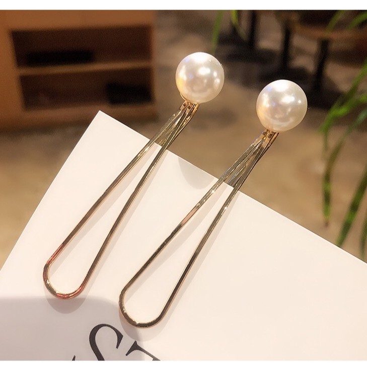 Fermaglio per capelli geometrico in metallo stile coreano perla_voghion.com