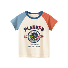 2024夏季童装新款 韩版儿童短袖T恤男宝宝衣服27kids厂家一件代发