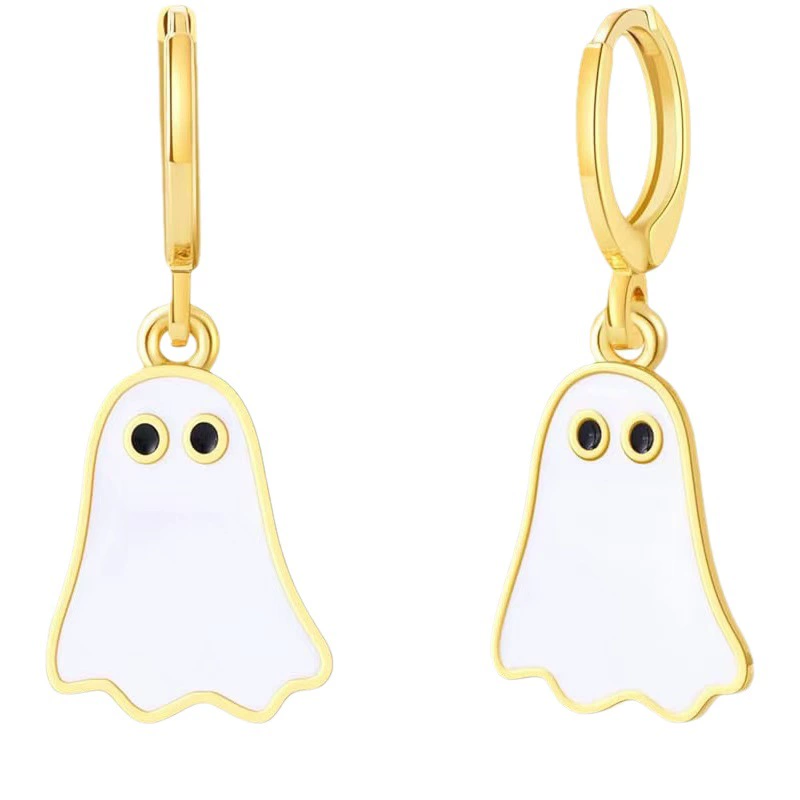 Ghost cute fashionable earrings, halloween, wholesale