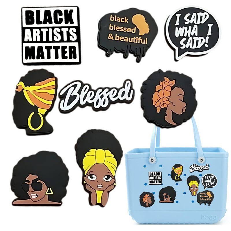 Bogg Bag Accessory Ornaments Decorative Ornaments Beach Handbag Bag Ornaments Rubber Beach Bag Accessories