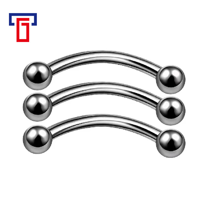 Pointed titanium steel lip stud product view