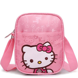 Hello kitty, children's one-shoulder bag, shoulder bag, small bag, fashionable brand small princess costume