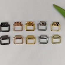 现货箱包五金侧夹扣小号5分合金手挽方形吊扣金属包包肩带连接扣