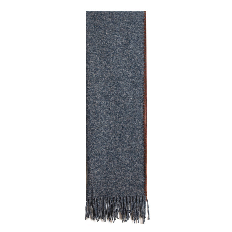 Herbst Winter mit Lockdown-Textur, High-End-Schal, großer Schal, leichter Luxus, Kontrastfarben und Wollstrick_voghion.com