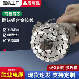 铝包钢芯耐热铝合金绞线JNRLH1/LB20A风力集电线路层绞电工电缆