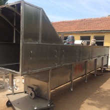 供应家禽烫毛机脱毛宰杀流水线设备  鸡鸭鹅屠宰自动浸烫池