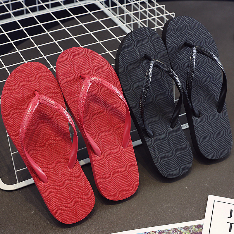 Women's Flip-Flops, Trendy Summer Outdoor Fashion, Slip-Resistant Solid Color Beach Sandals, 2025 New Model