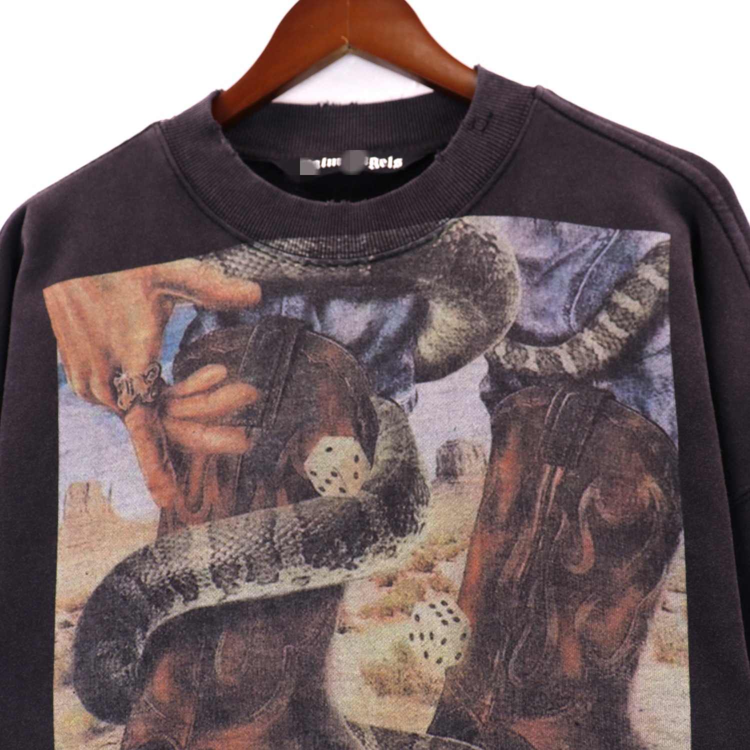 Oil Painting Style Pullover Sports Casual Sweater 4