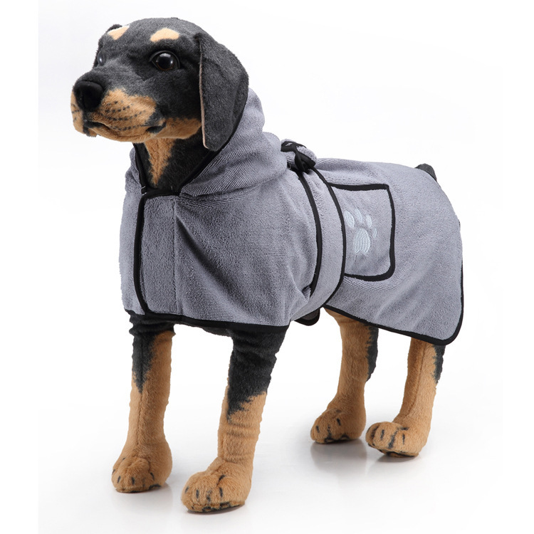 Universal Absorbent Dog Bathrobe And Pet Towel Blanket For Dogs_voghion.com