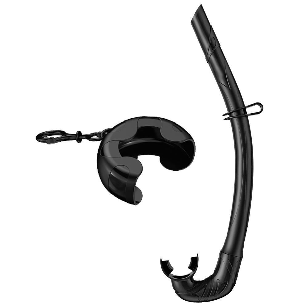 Soft Silicone Diving Breathing Tube Foldable Scuba Diving Equipment Suitable for Free Diving Hunting Fork Fishing Swimming