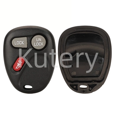 Suitable for Chevrolet 3-Button 4-Button Cadillac Buick Gmc Split Remote Control Car Key Shell Replacement Shell (Car Keys) - no-battery-holder-inside-3-keys-english-letter-keys