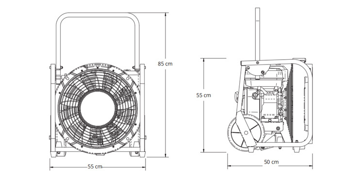 GX350优兰特RAMFAN移动式消防排烟机