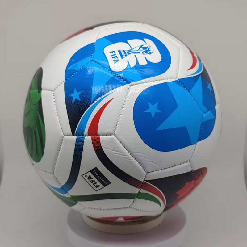 2026 Copa del Mundo PU5 máquina de costura de PVC resistente al entrenamiento de fútbol para dibujar un logotipo de muestra image 7