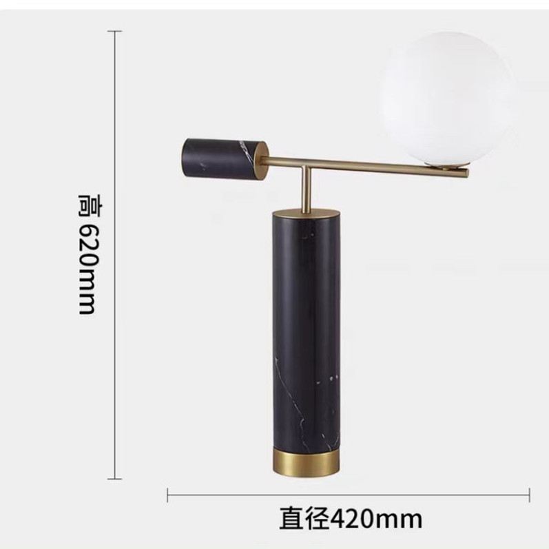 Lámpara de mesa de estudio creativa minimalista posmoderna de fábrica, modelo de diseñador de lujo ligero, lámpara de mesa de decoración de oficina
