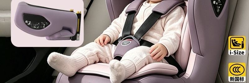 Simple rear seat safety seat for 12-year-olds, suitable for portable folding car seats for older children, children's car seat with cotton upholstery