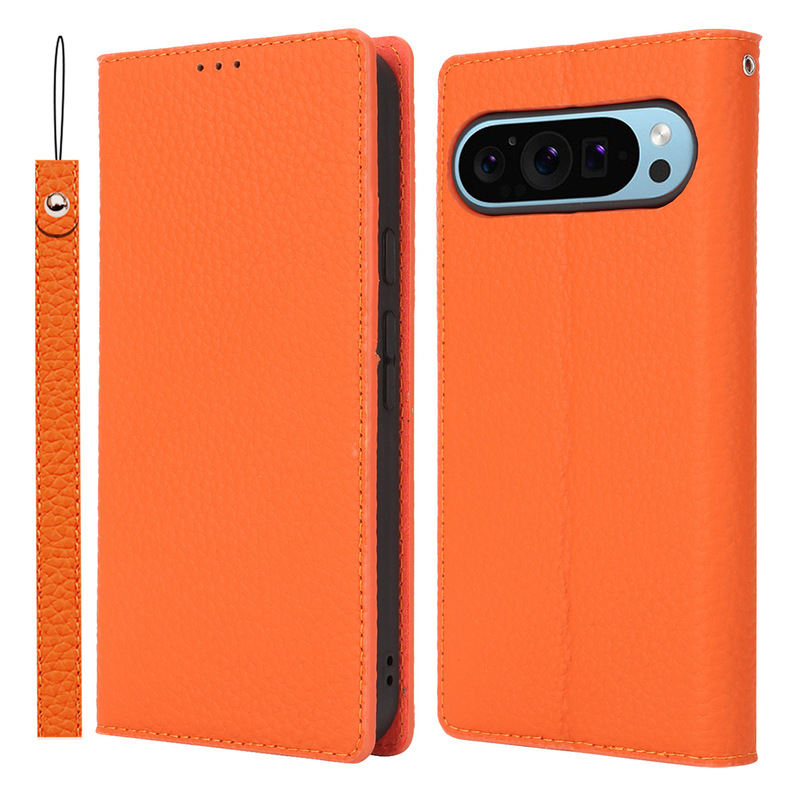 Suitable for Google 10Proxl Clamshell Card Slot 8A/9Pro/7 Genuine Cowhide Mobile Phone Protective Cover Wallet Leather Case Suitable for Google 10Proxl Clamshell Card Slot 8A/9Pro/7 Genuine Cowhide Mobile Phone Protective Cover Wallet Leather Case