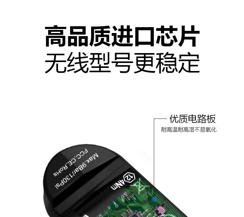 Programmable tire pressure sensor for Audi vehicles 315/433MH real-time monitoring car tire detector