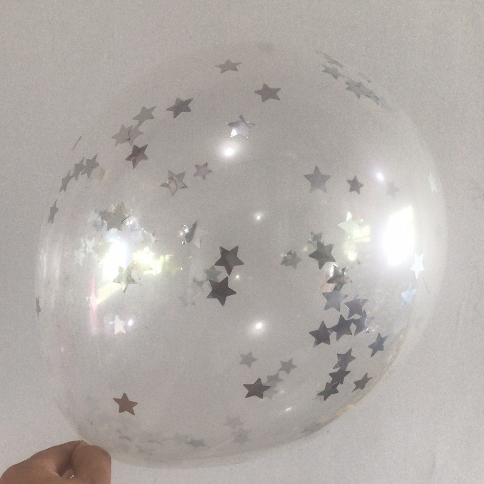 网红波波球  求婚表白地推发光的 透明波波气球 球中球气球纰发详情9
