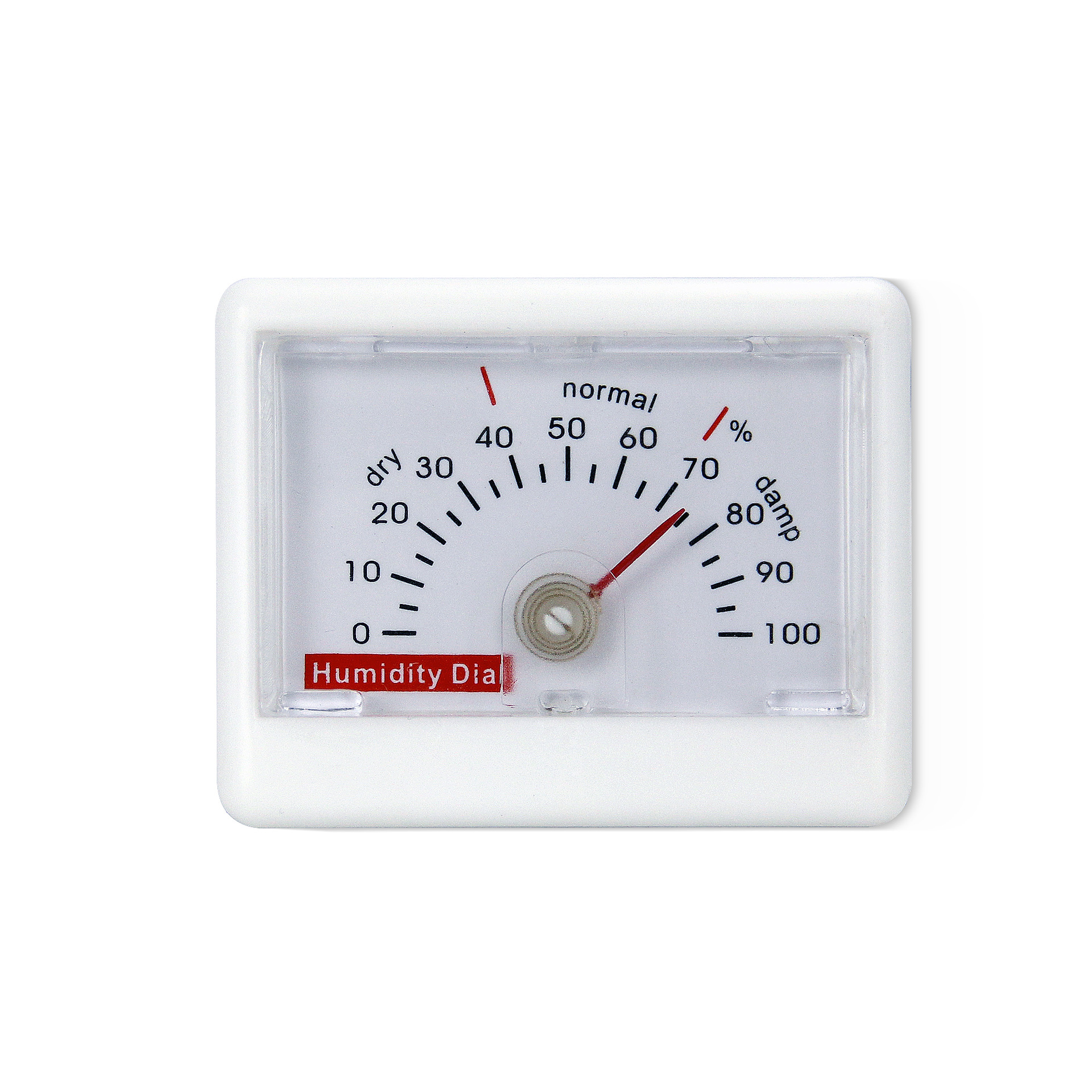 高精准度迷你便携式易读取刻度双金属温度计